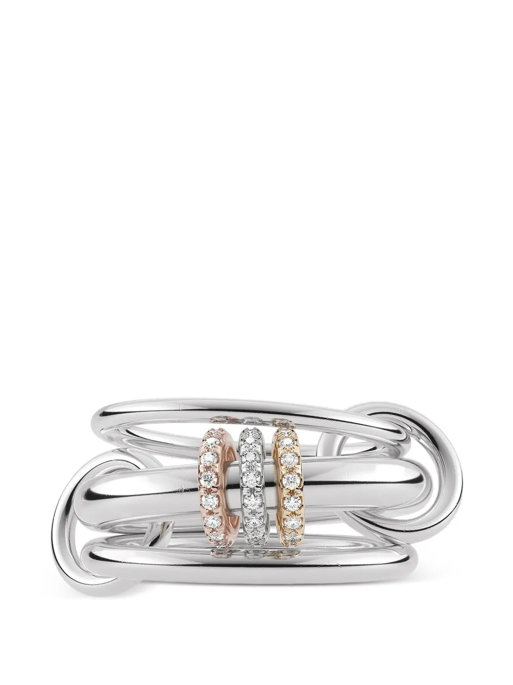 Spinelli Kilcollin Gemini diamond ring - Argento