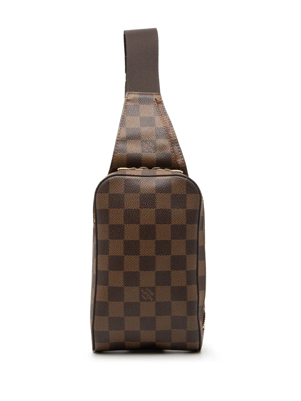 Louis Vuitton Pre-Owned 2004 Damier Ebene Geronimos crossbody bag - Marrone