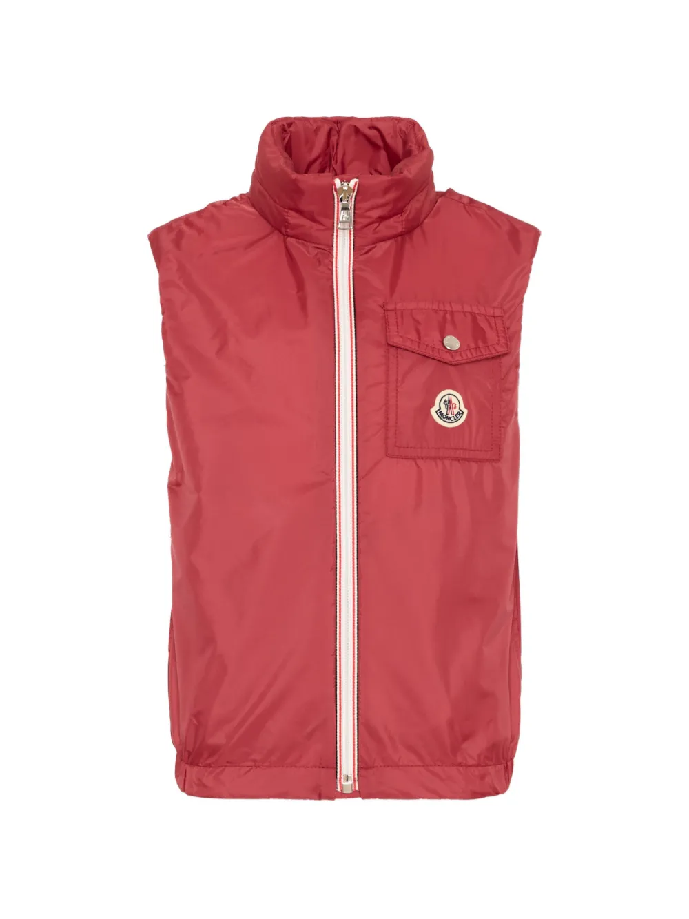 Moncler Enfant Bodywarmer met logopatch Rood