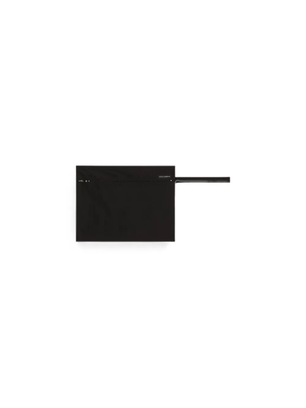 Dolce & Gabbana Canvas zwembroek Zwart