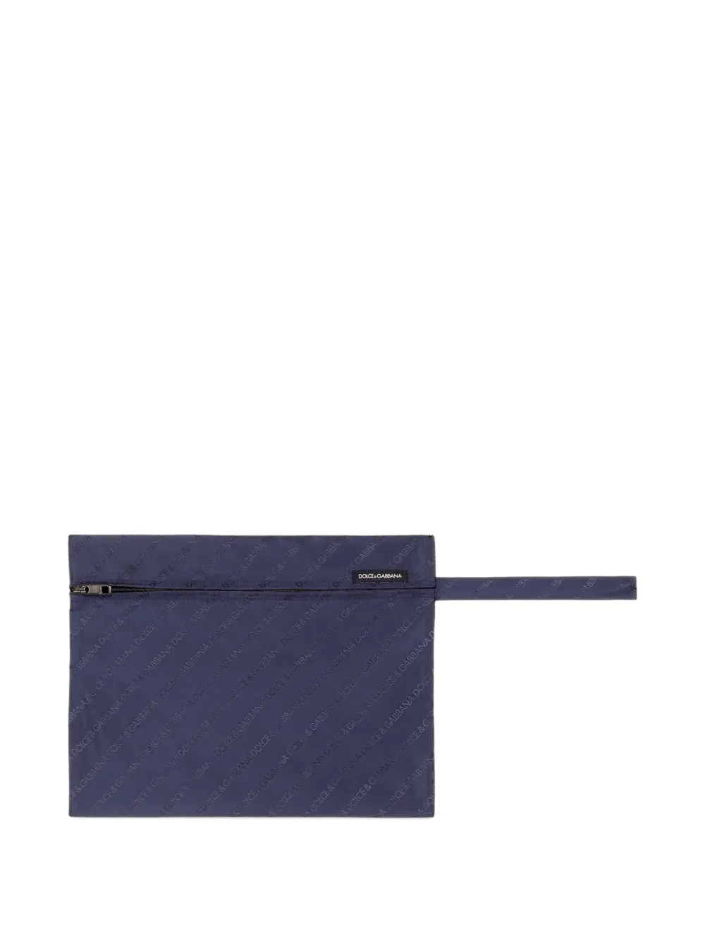 Dolce & Gabbana Zwembroek met trekkoord en logo-jacquard Blauw