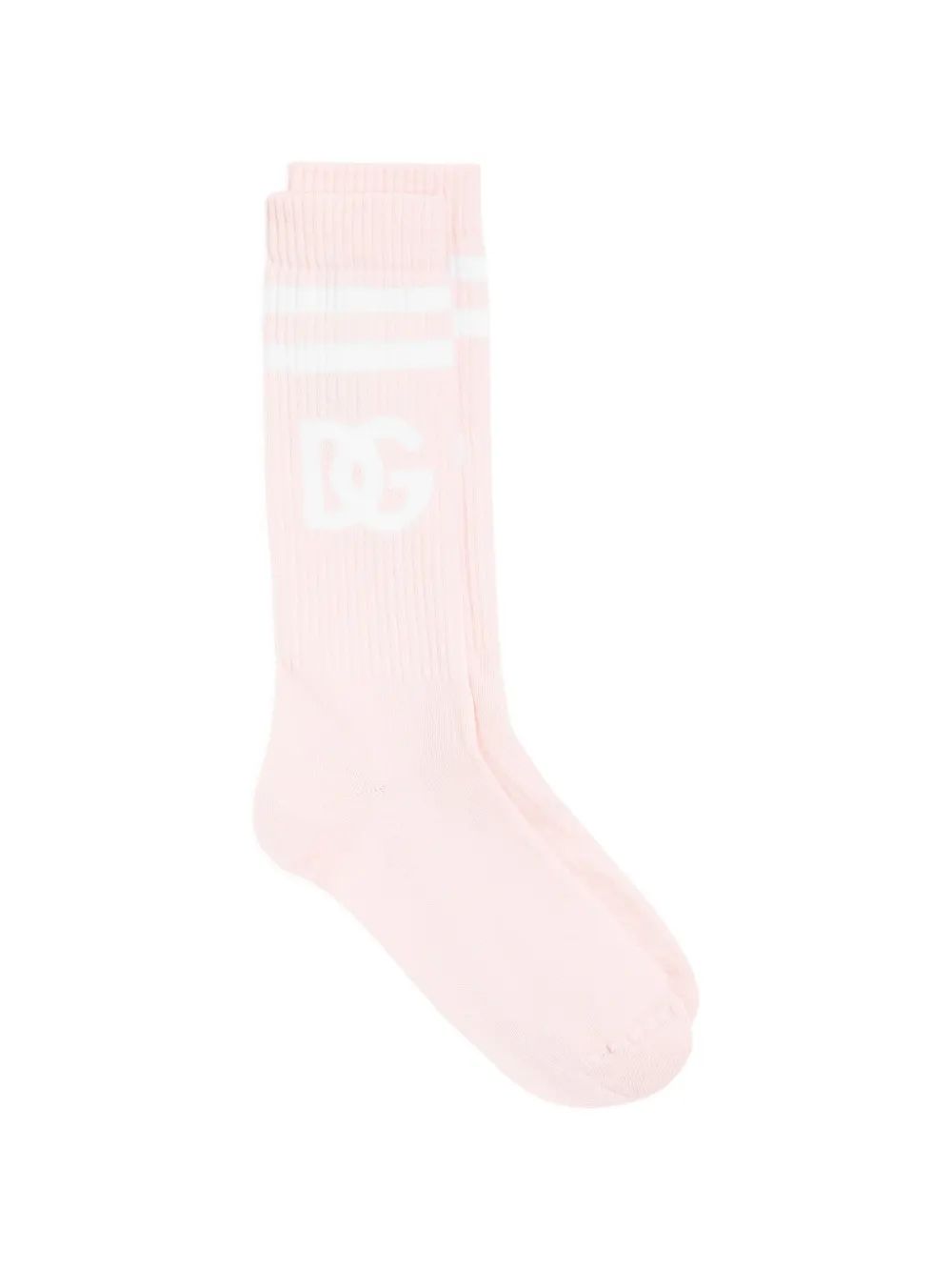 Dolce & Gabbana Sokken met katoenen logo Roze
