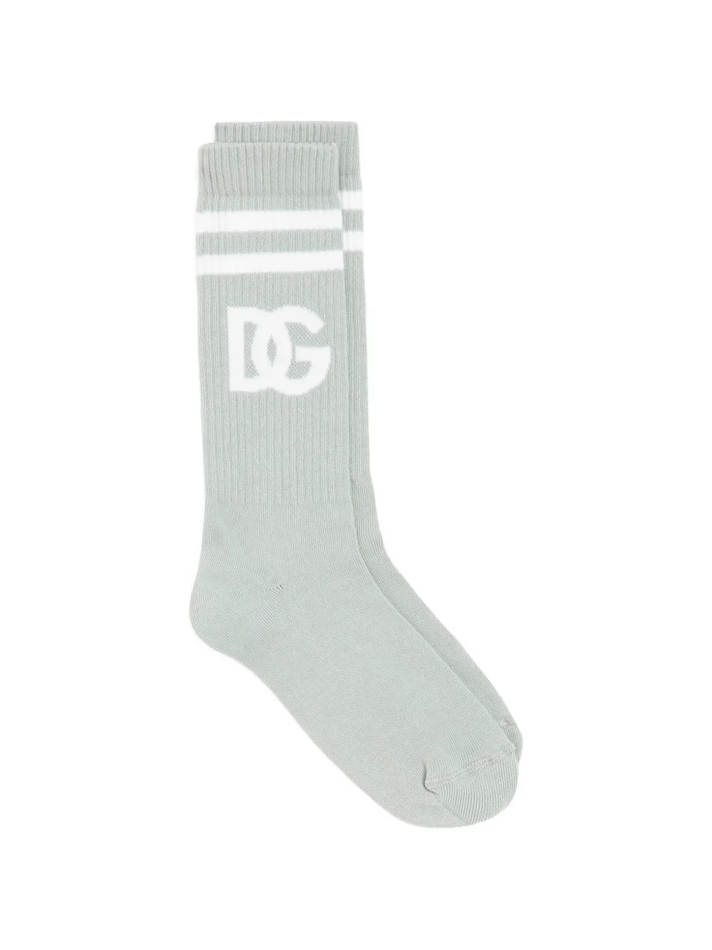 Dolce & Gabbana Sokken met katoenen logo Groen