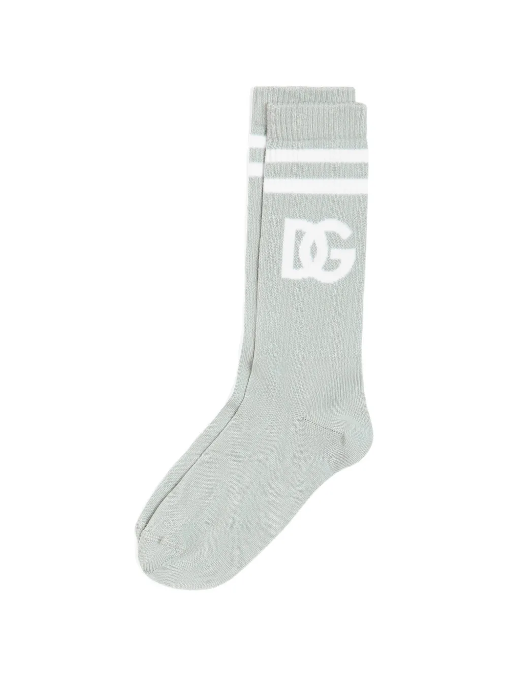 Dolce & Gabbana logo-detail socks - Grün