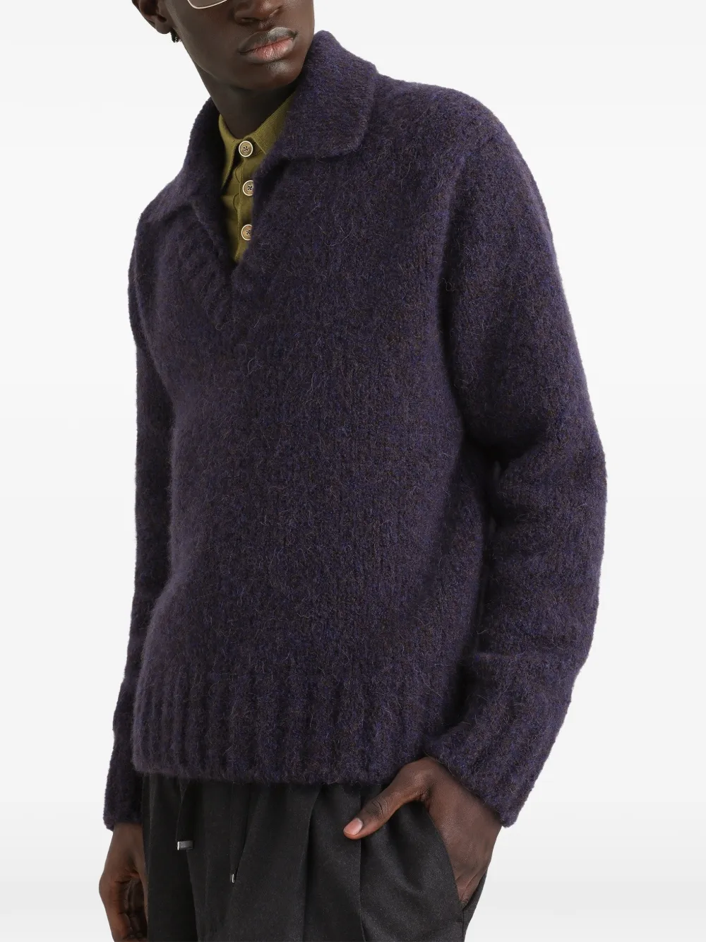 Dolce & Gabbana Trui van alpacablend Blauw