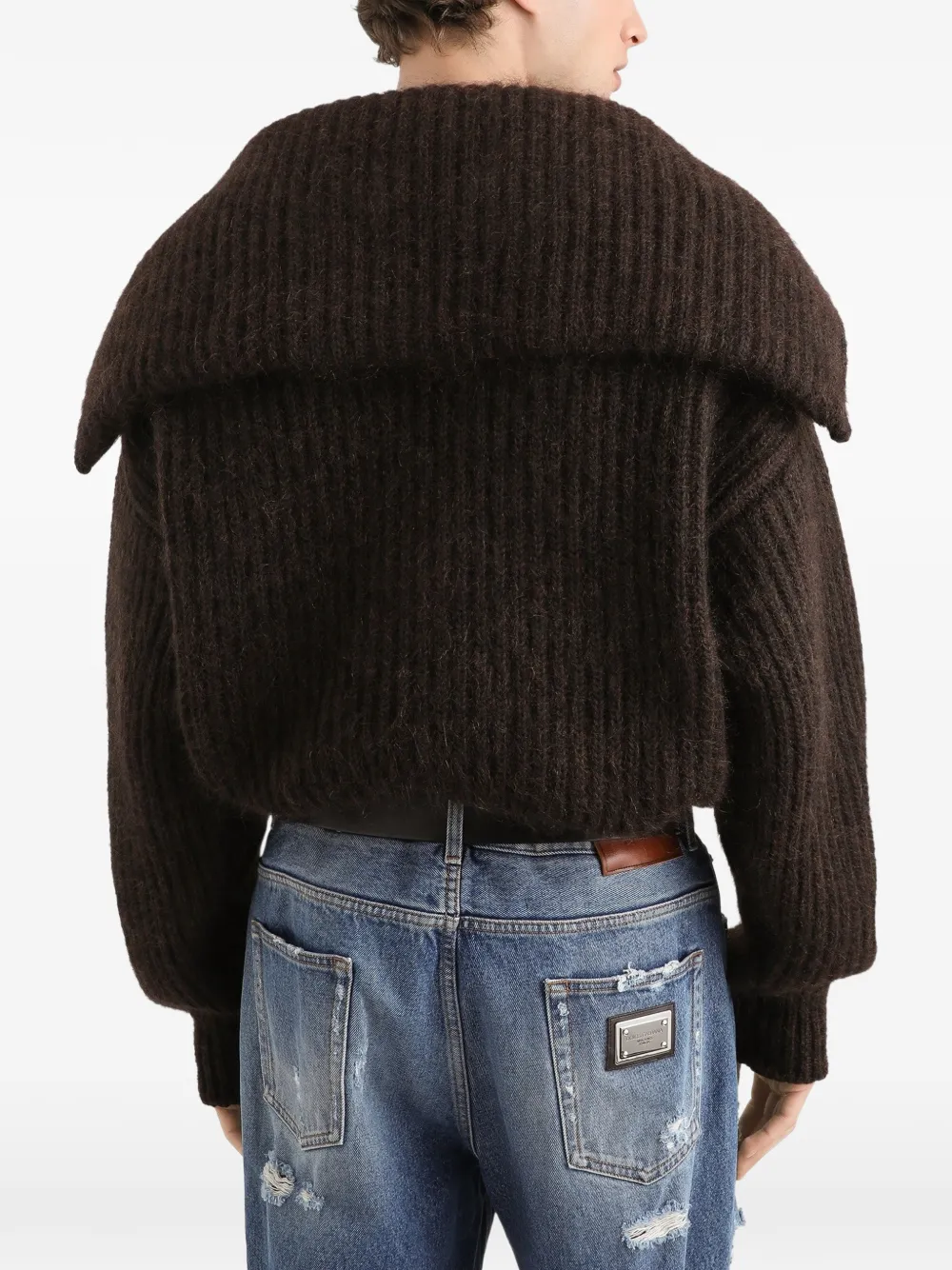 Dolce & Gabbana Trui van wolblend Bruin