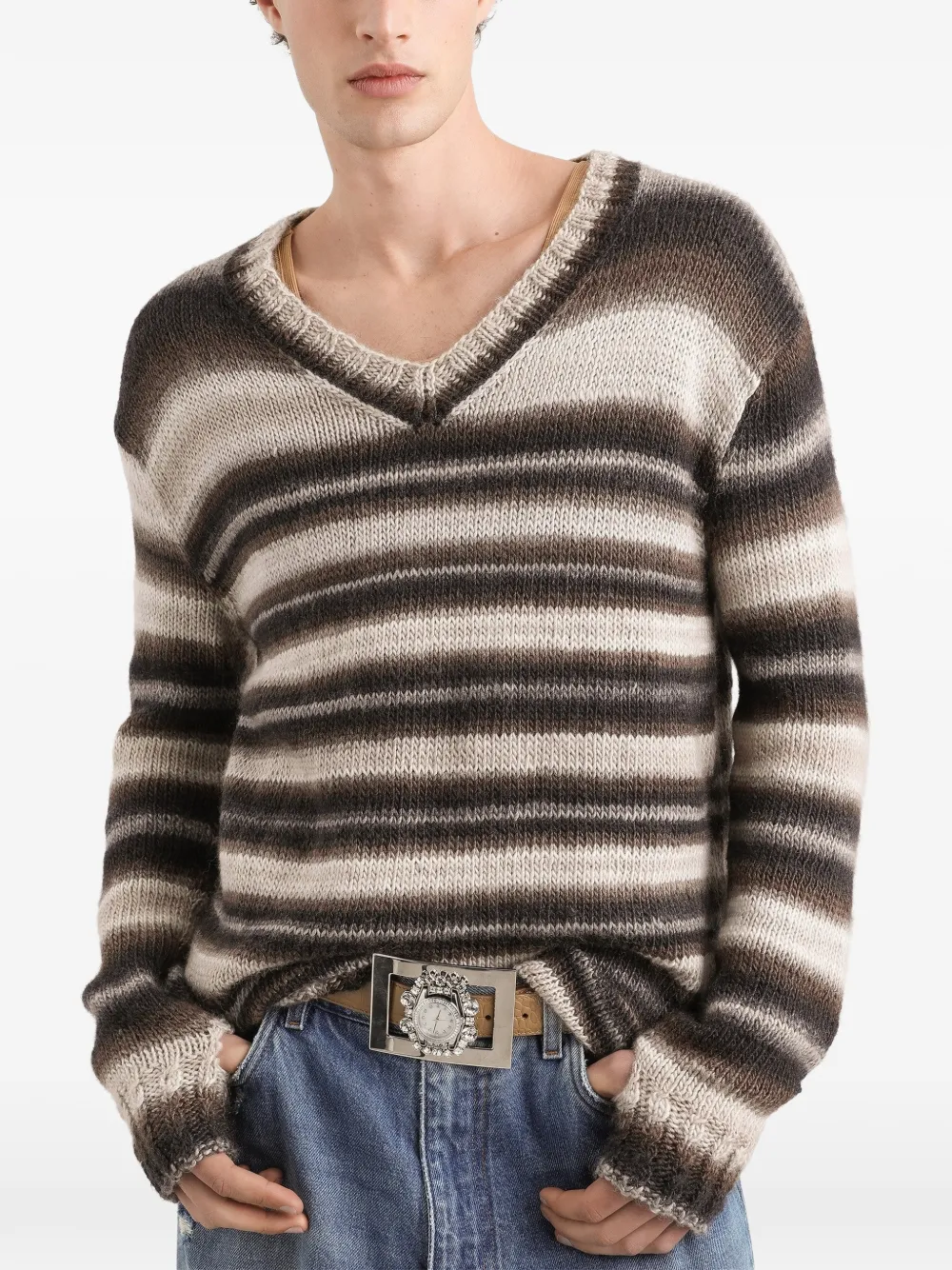 Dolce & Gabbana wool-blend pullover Bruin