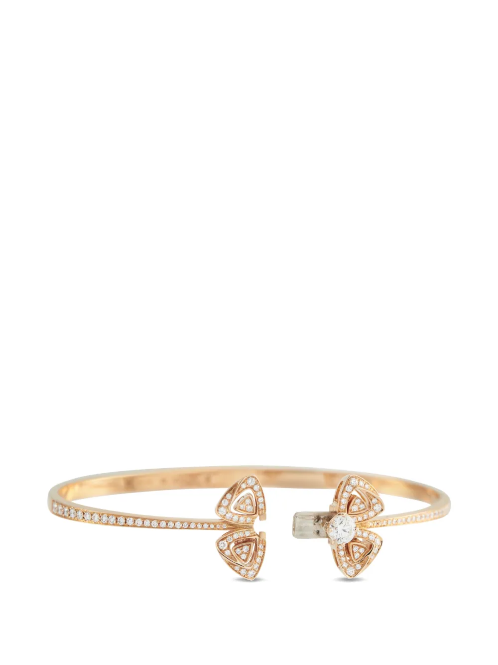 Bvlgari Pre-owned Fiorever Diamond Bracelet in Pink, view 3