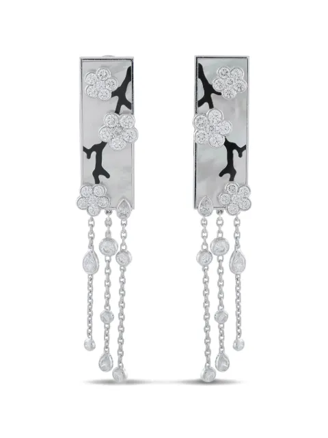 Van Cleef & Arpels Pre-Owned Miroir Des Eaux multi-stone earrings