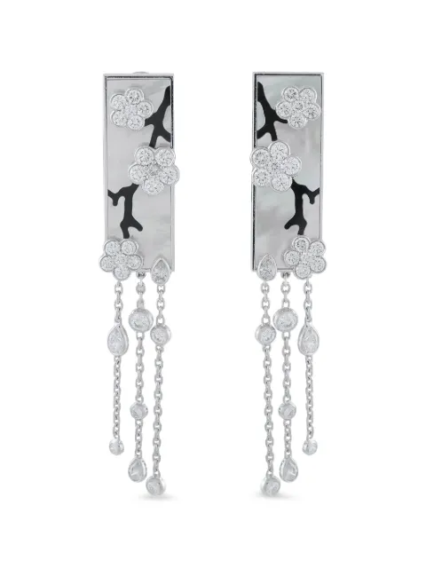 Van Cleef & Arpels Pre-Owned Miroir Des Eaux multi-stone earrings