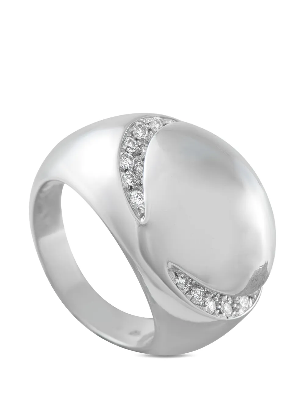 Bvlgari Pre-Owned Dome diamond ring - Argento