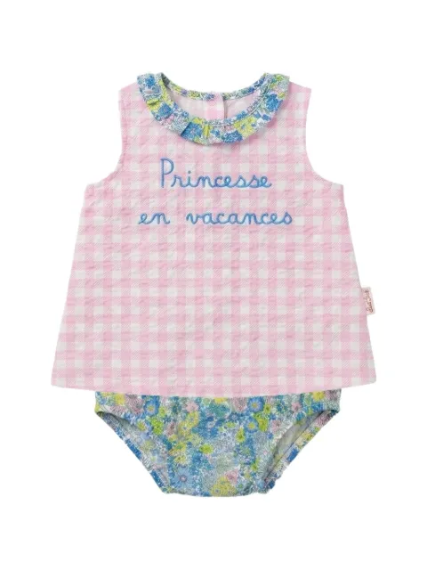 MC2 Saint Barth Kids vestido con estampado floral