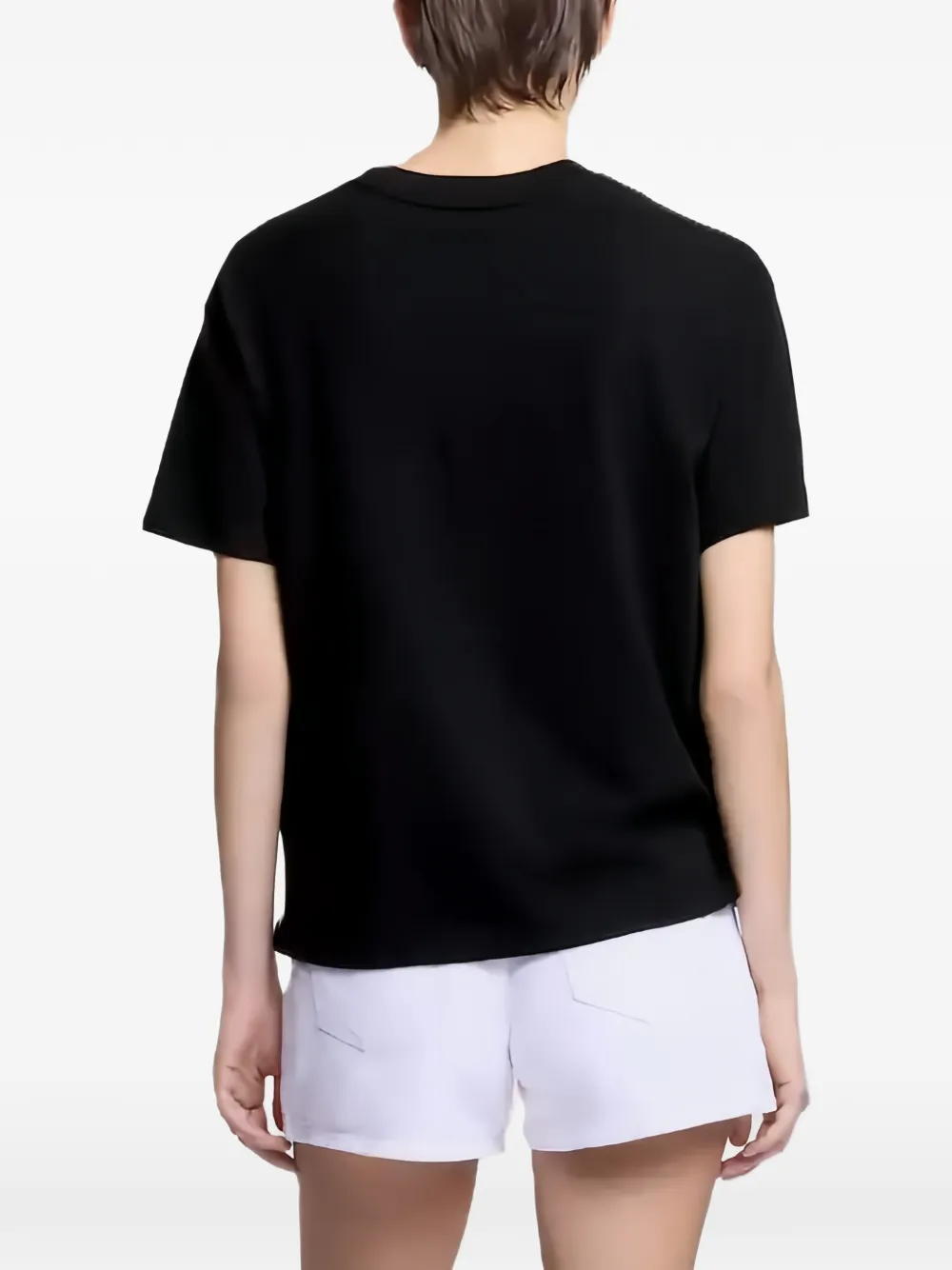 Hogan T-shirt met logoprint Zwart