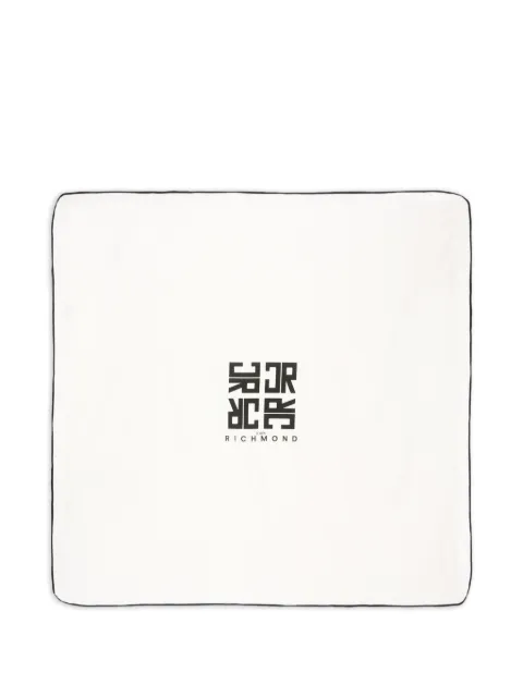 John Richmond Junior logo-print piped blanket