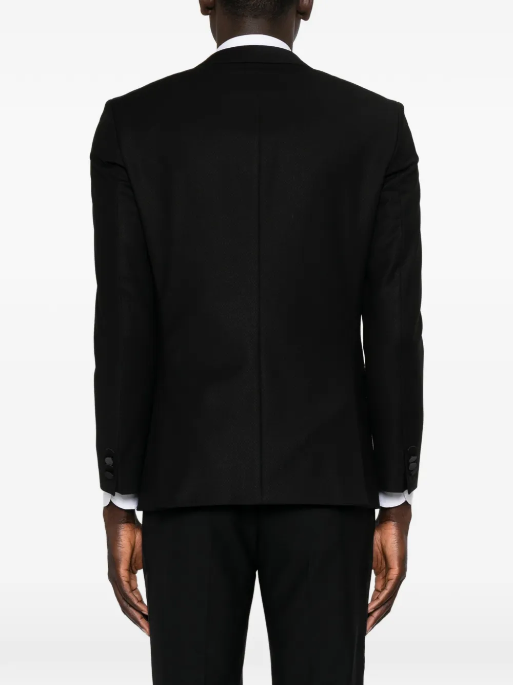 BOSS Blazer met knopen Zwart
