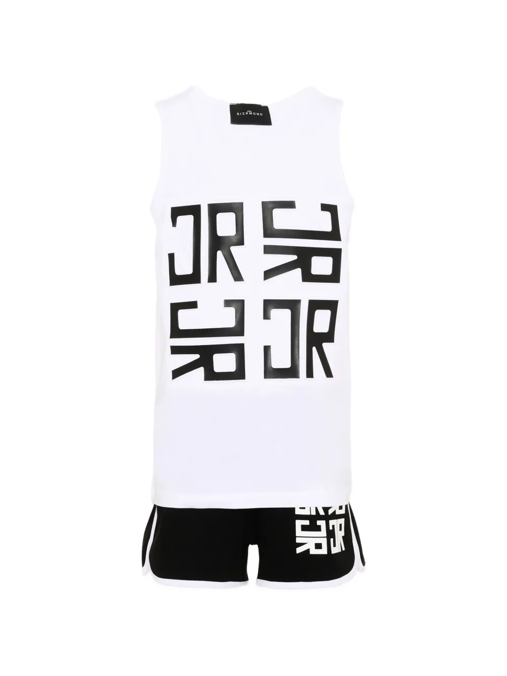 John Richmond Junior logo-print tracksuit - Bianco