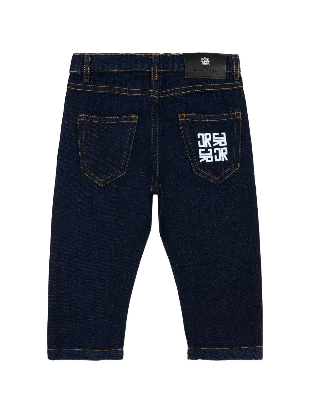  John Richmond Junior Vaqueros Con Logo Estampado - Azul 