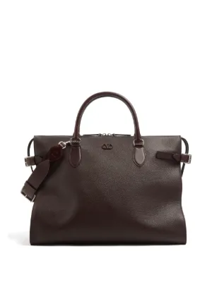 Prada サフィアーノレザー ボストンバッグ | ブラック | FARFETCH JP