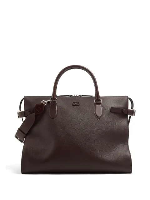 Valentino Garavani Antibes 粒面皮质手提旅行袋