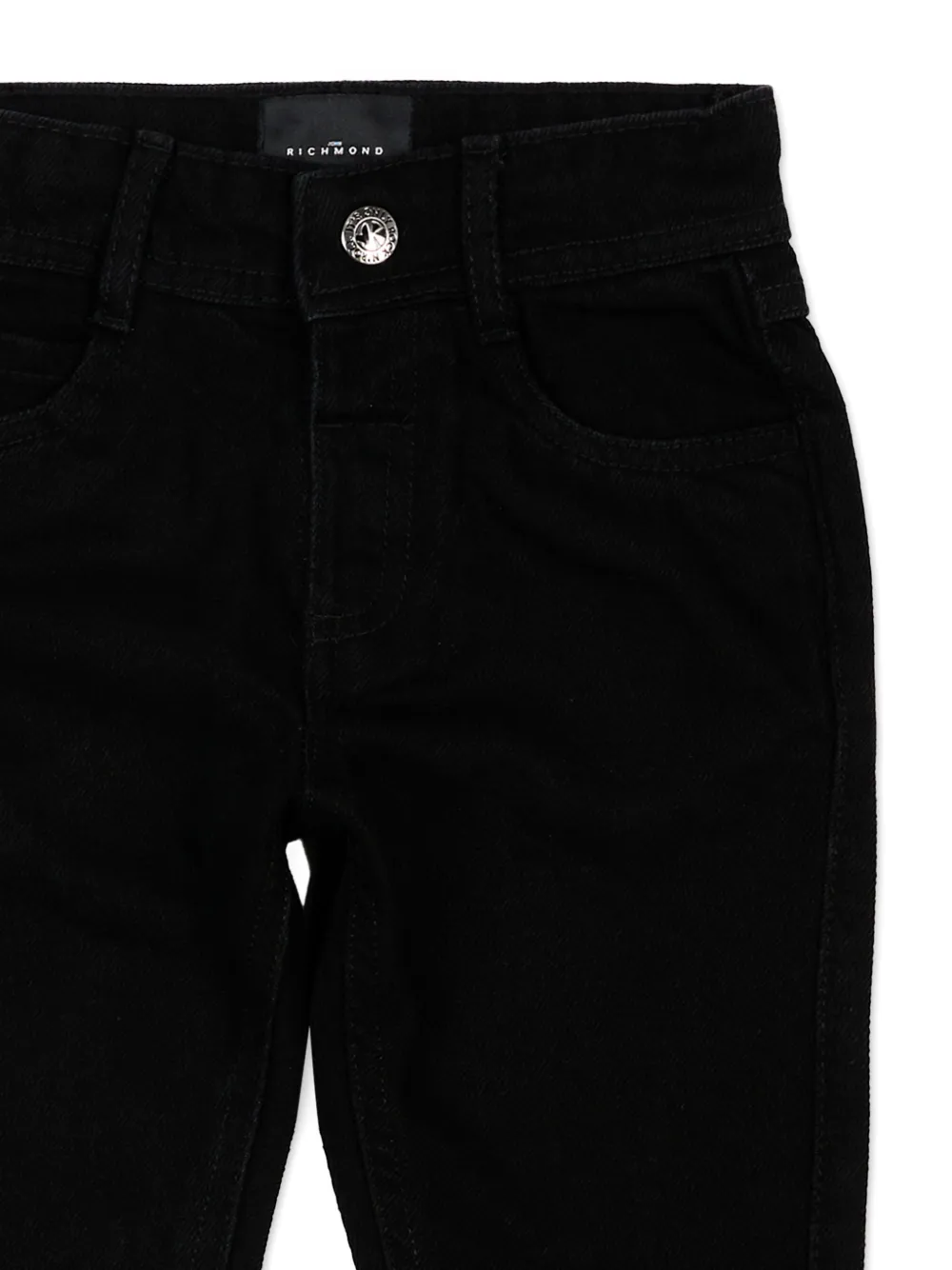 John Richmond Junior Jeans met logoprint Zwart