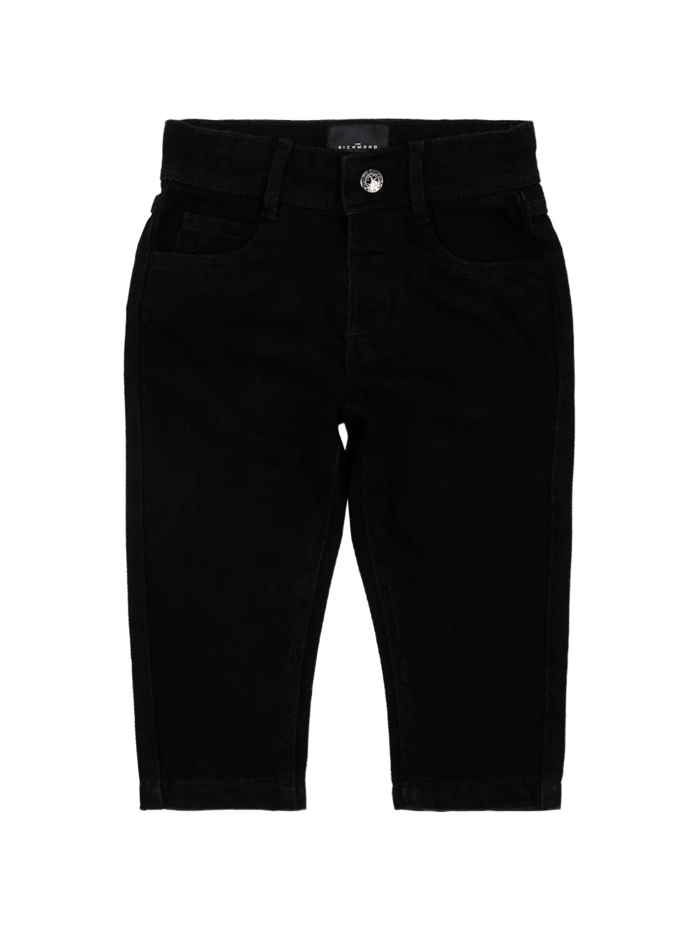John Richmond Junior logo-print jeans - Nero