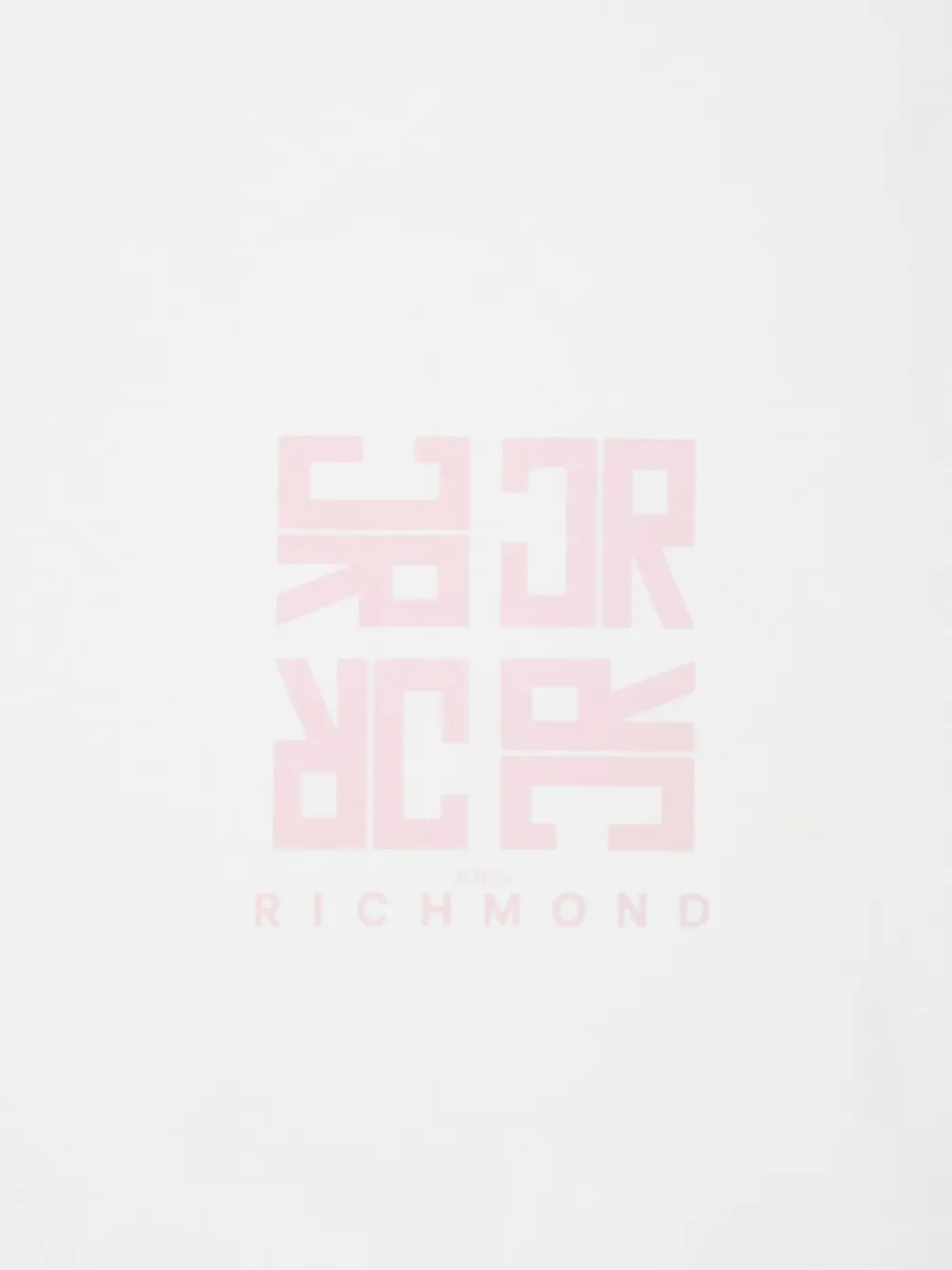  John Richmond Junior Couverture à Logo Imprimé - Blanc 