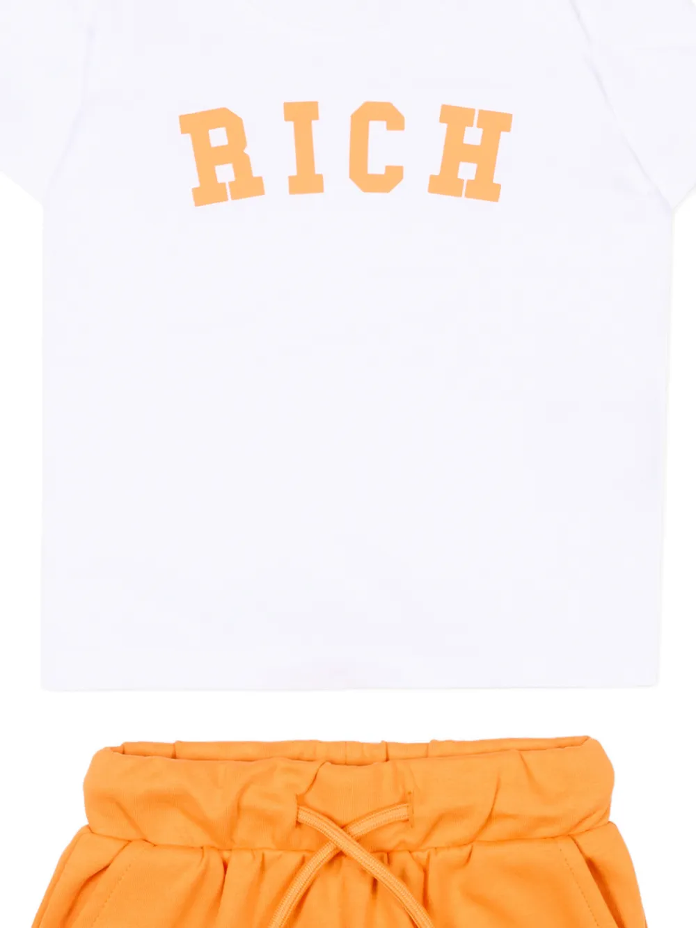 John Richmond Junior Trainingspak met logoprint Wit