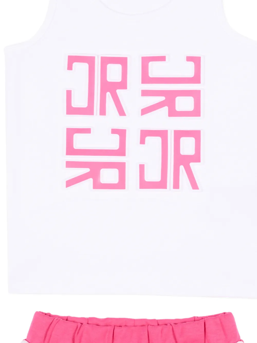 John Richmond Junior Trainingspak met logoprint Wit