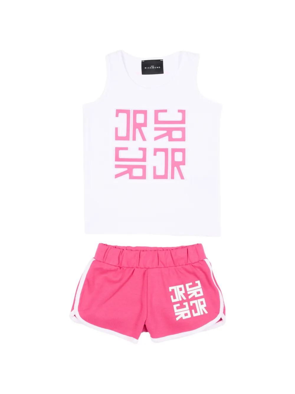 John Richmond Junior logo-print tracksuit - Bianco