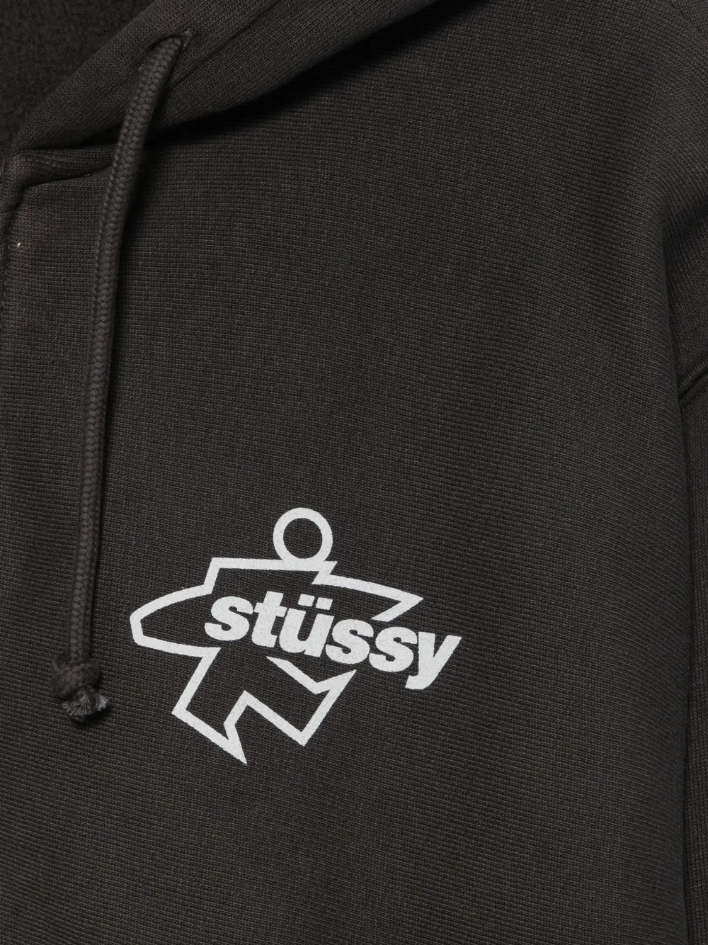 Stüssy Surf Size Gar. logo-print zip-up Hoodie | Grey | FARFETCH