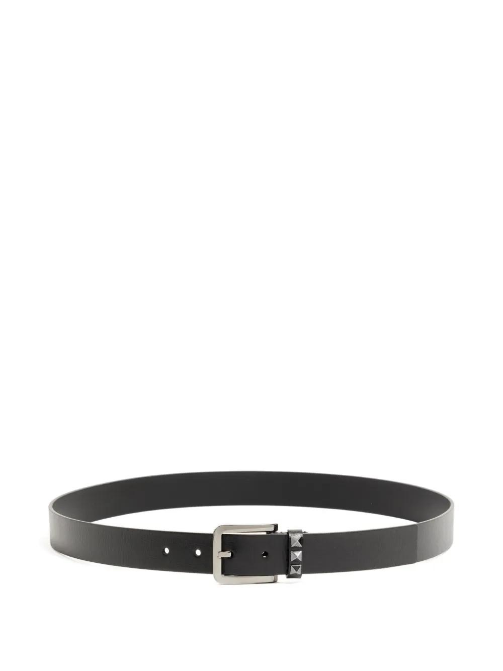 Valentino Garavani Rockstud calfskin belt - Schwarz
