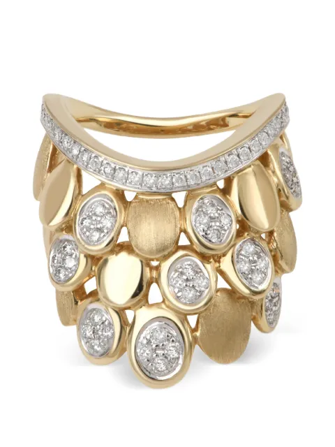 Rainbow K anillo Blossom con diamantes