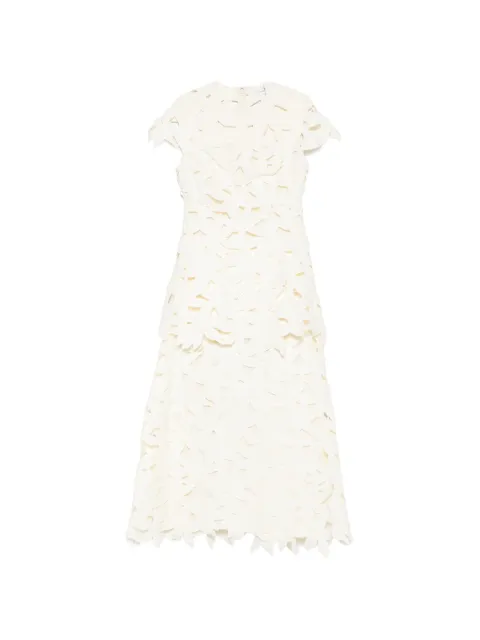 Simkhai laser-cut midi dress