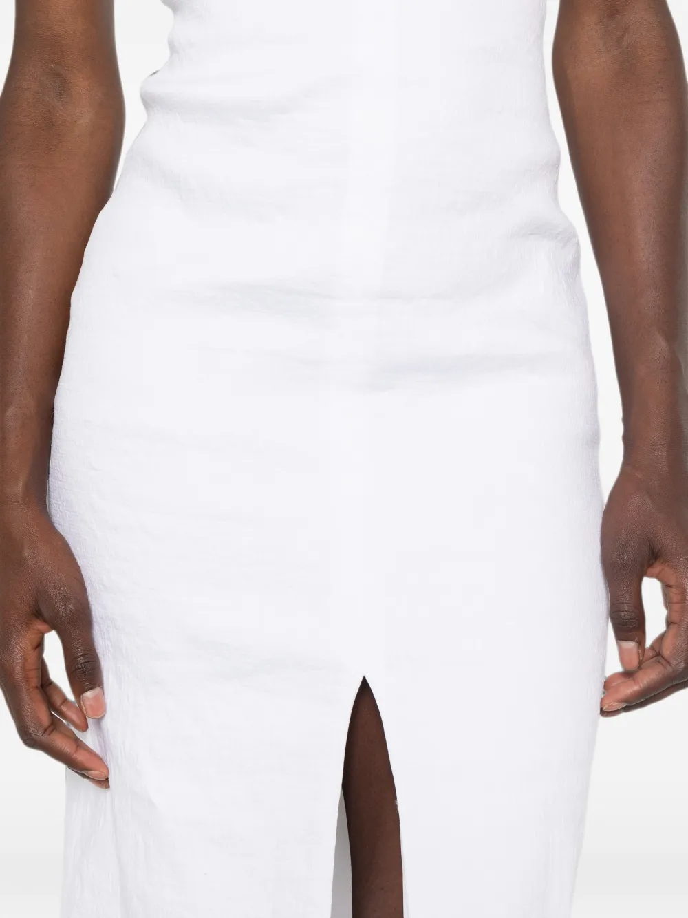 Brandon Maxwell Ames jurk Wit