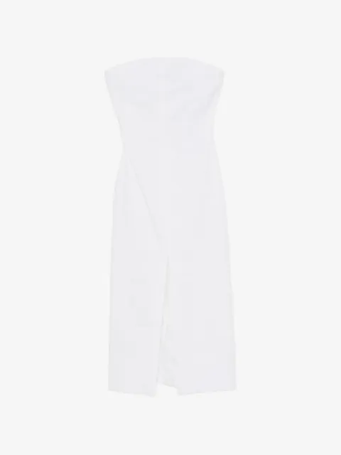Brandon Maxwell strapless midi dress