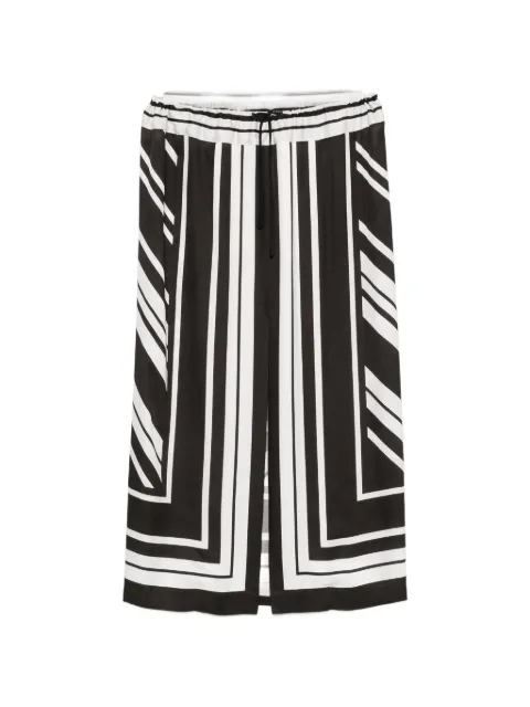 Brandon Maxwell Jameson striped maxi skirt