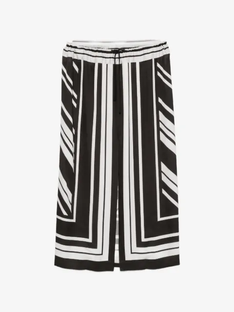 Brandon Maxwell Jameson striped maxi skirt