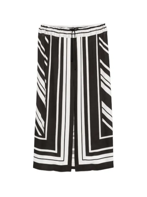 Brandon Maxwell Jameson striped maxi skirt
