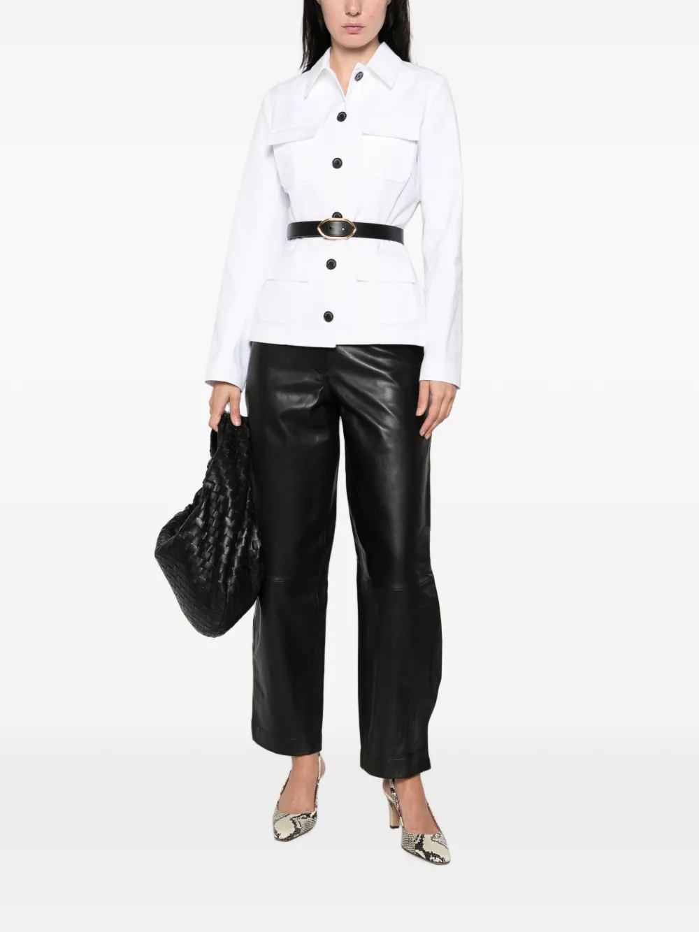 Brandon Maxwell Gage button-up jacket
