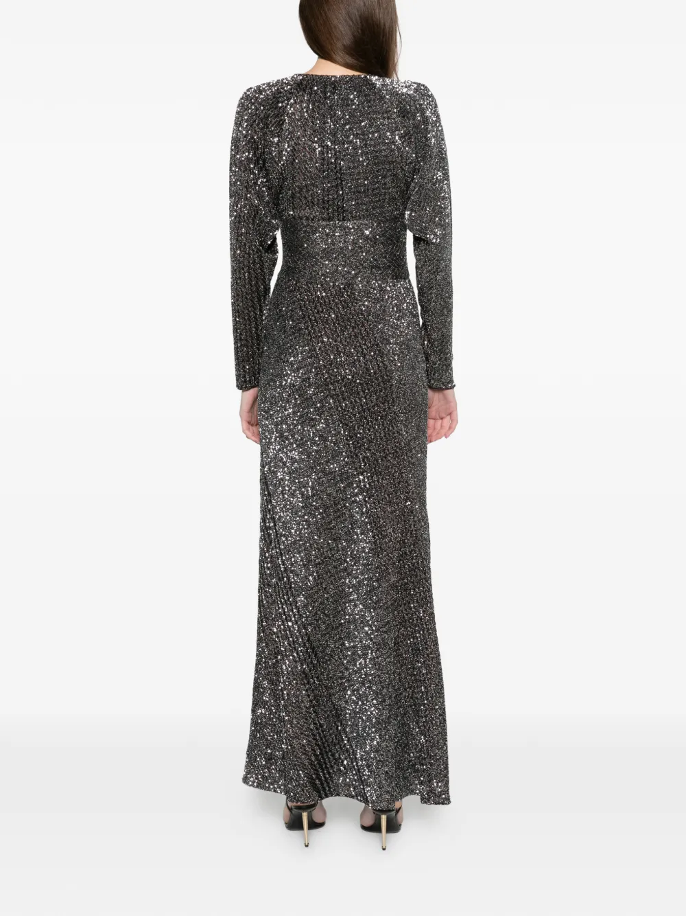 Missoni long dress with sequins Grijs