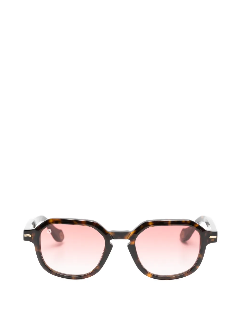 KYme Elia geometric-frame sunglasses - Braun