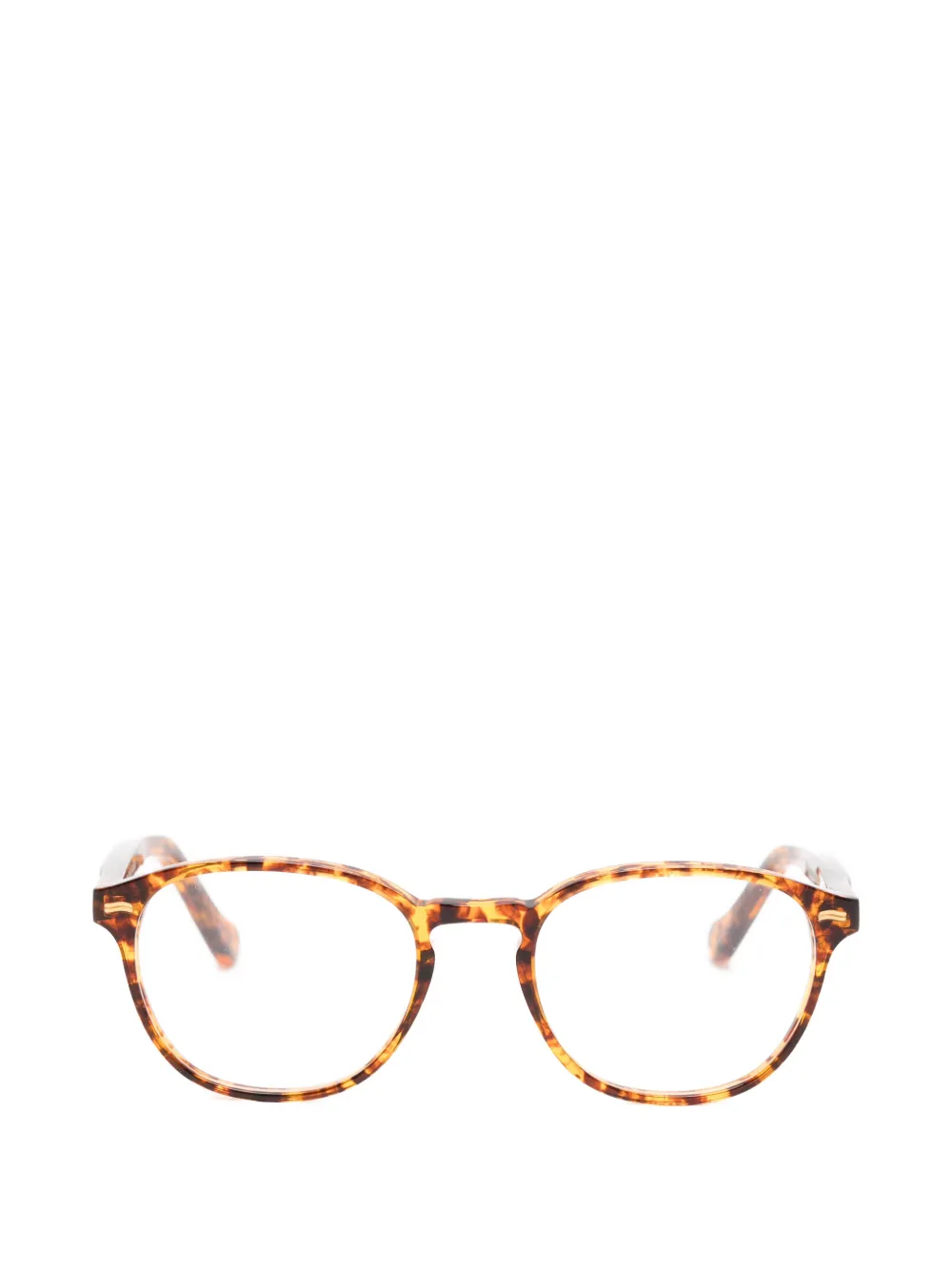 KYme Caleb square-frame glasses - Marrone
