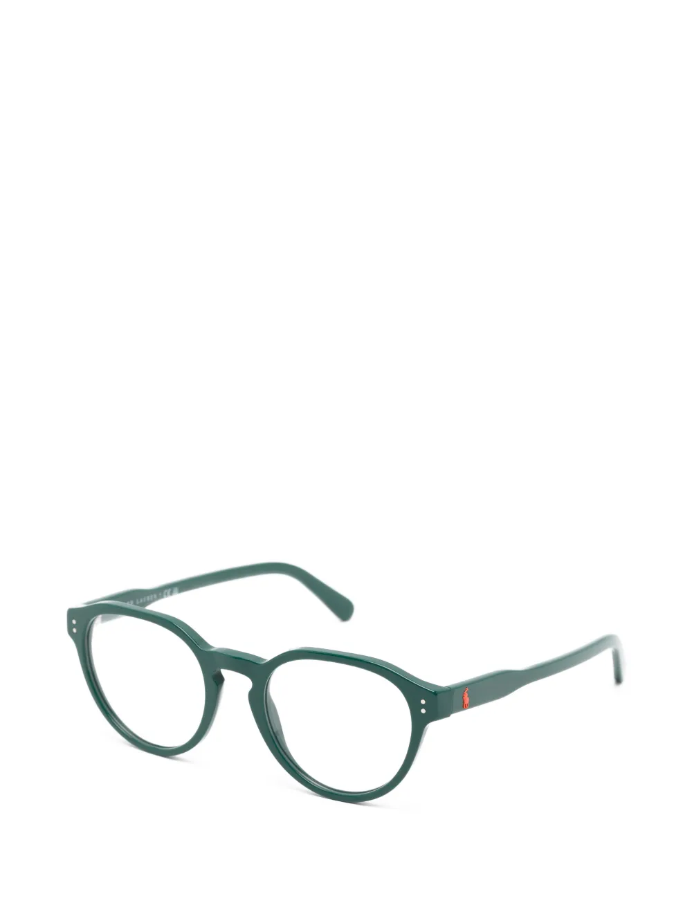 POLO RALPH LAUREN EYEWEAR Bril met rond montuur Groen
