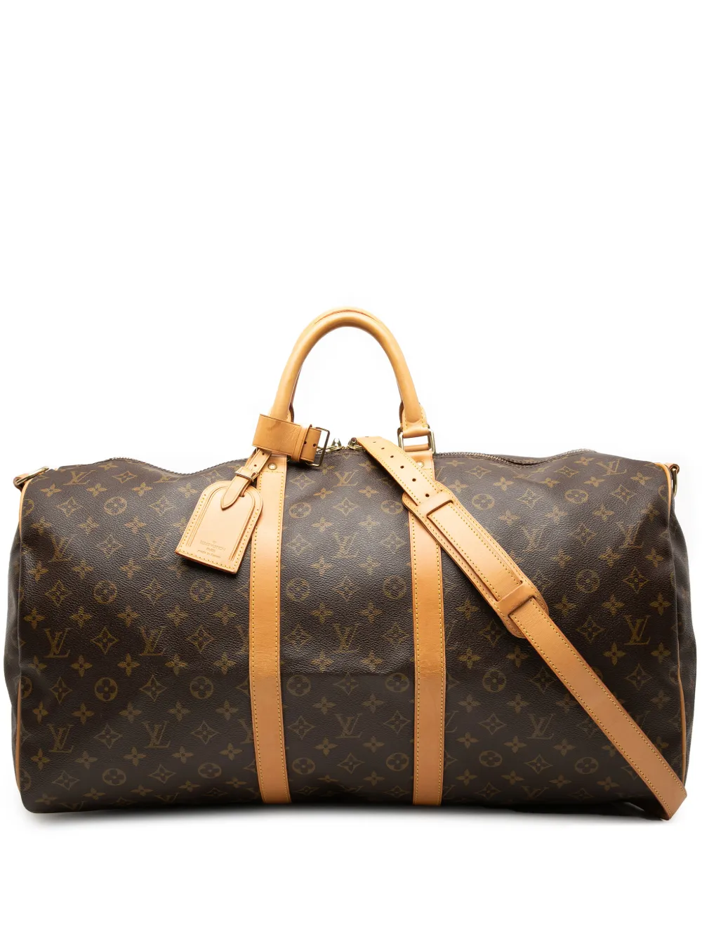Louis Vuitton Pre-Owned 1997 Monogram Keepall Bandouliere 55 travel bag - Brown