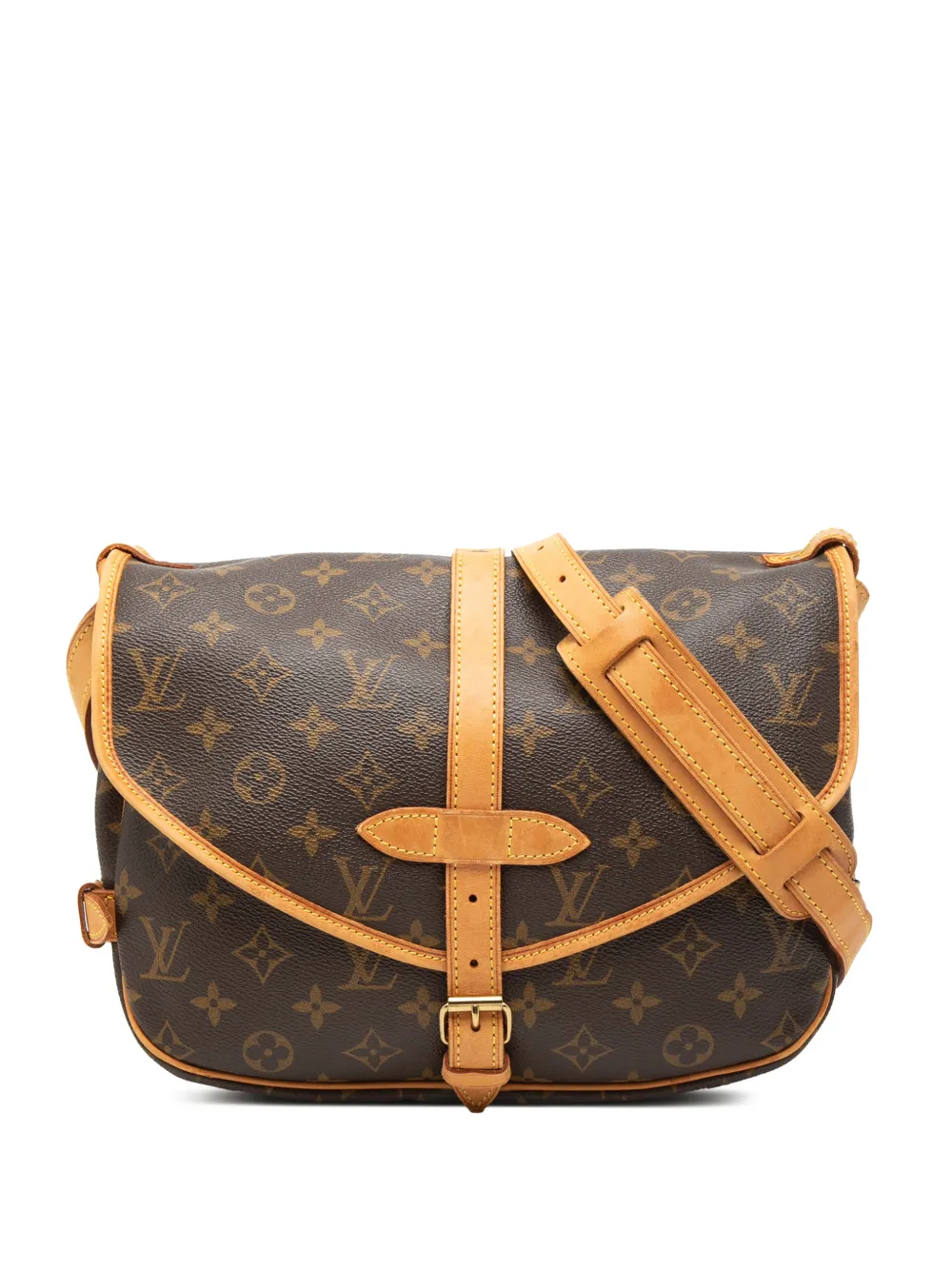 Louis Vuitton Pre-Owned 2003 Monogram Saumur 30 crossbody bag - Marrone
