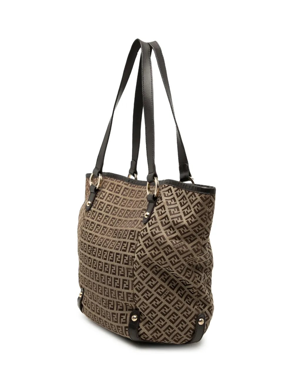  Fendi Pre-owned Bolso Shopper De Lona Con Monograma Zucchino 2000-2010 - Neutro 
