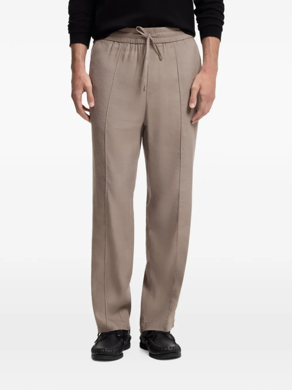 HUGO Broek met trekkoord Beige