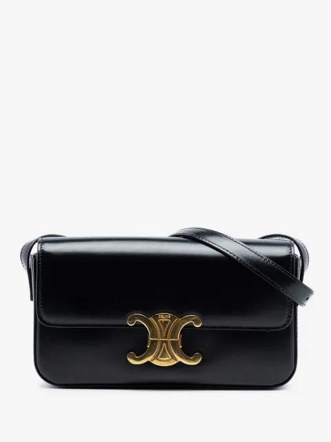 Celine Pre-Owned 2018-2026 Shiny Calfskin Claude shoulder bag