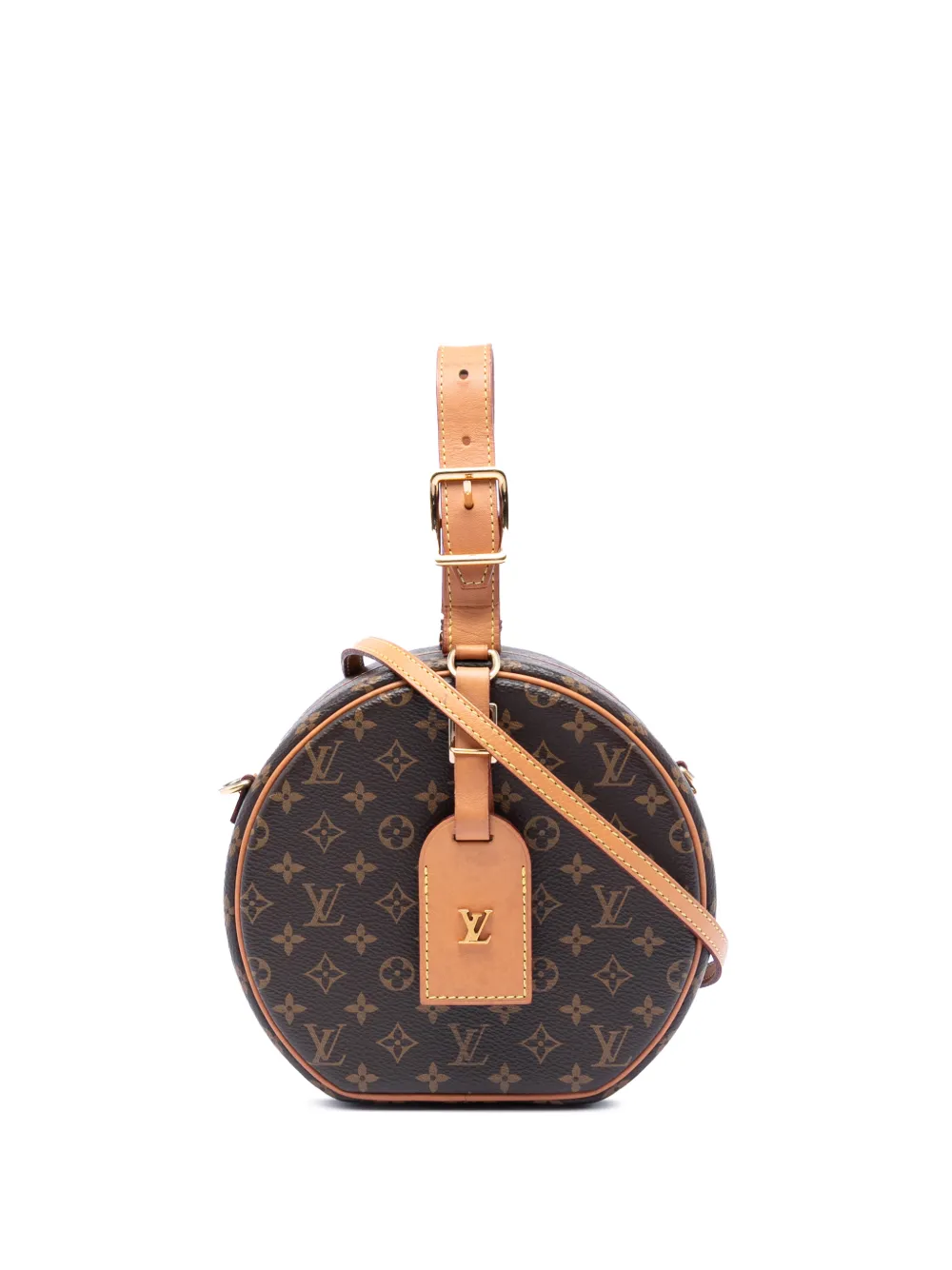 Louis Vuitton Pre-Owned 2019 Monogram Petite Boite Chapeau satchel - Marrone
