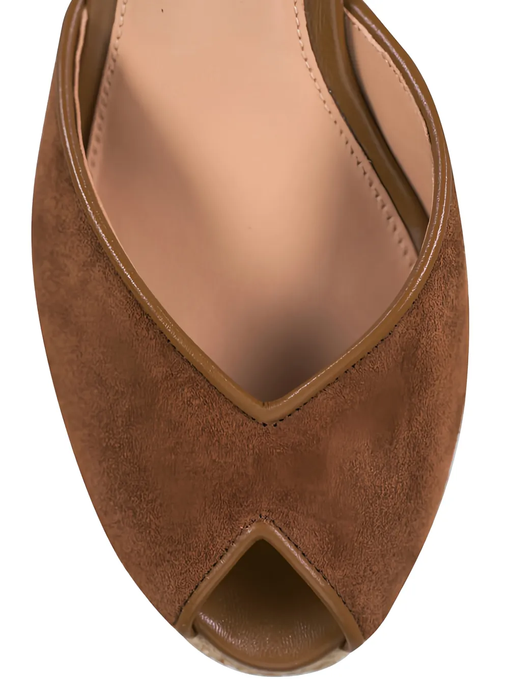 Veronica Beard Pasina suede wedge espadrilles Bruin